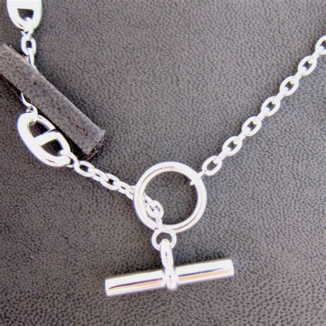 hermes bag silver chain|hermes silver jewelry.